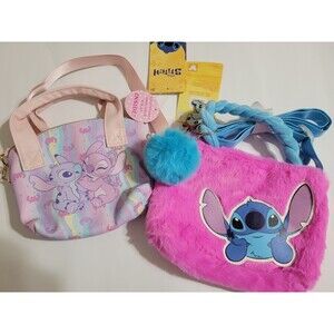 Bioworld Mini Bags Lilo And Stitch Pink Purse Set